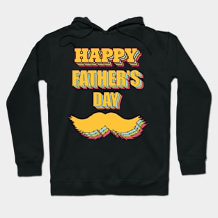 Happy Father's Day Mustache Hoodie